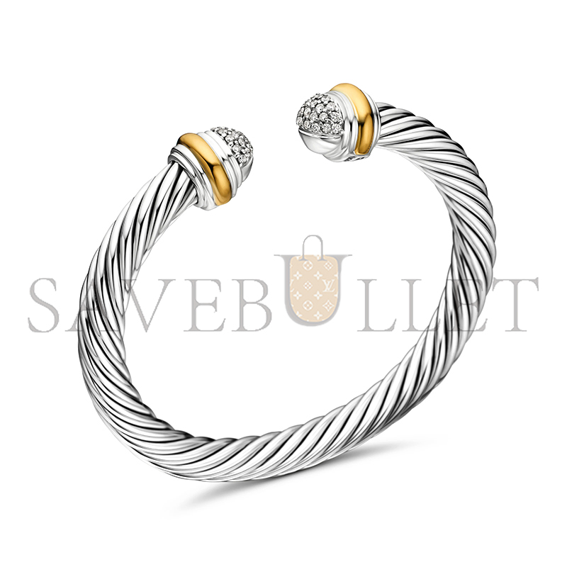 dau1d Yvrm*n classic cable bracelet 7mm b06561 s8adi